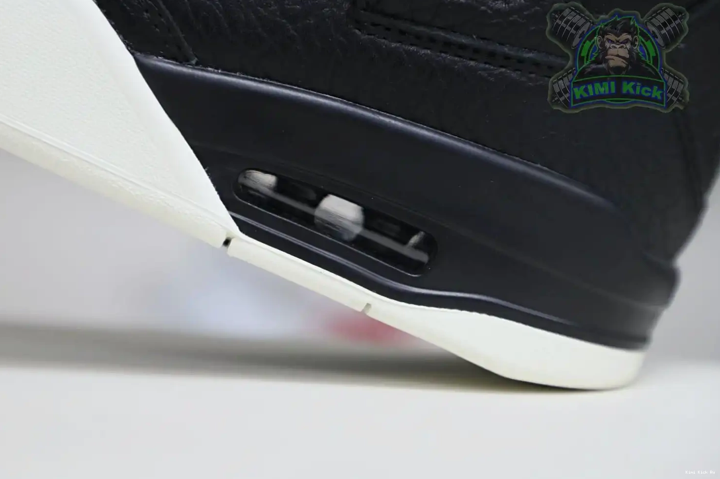 black Jordan Air ponyhair retro Kimikick Jordan 4 0811